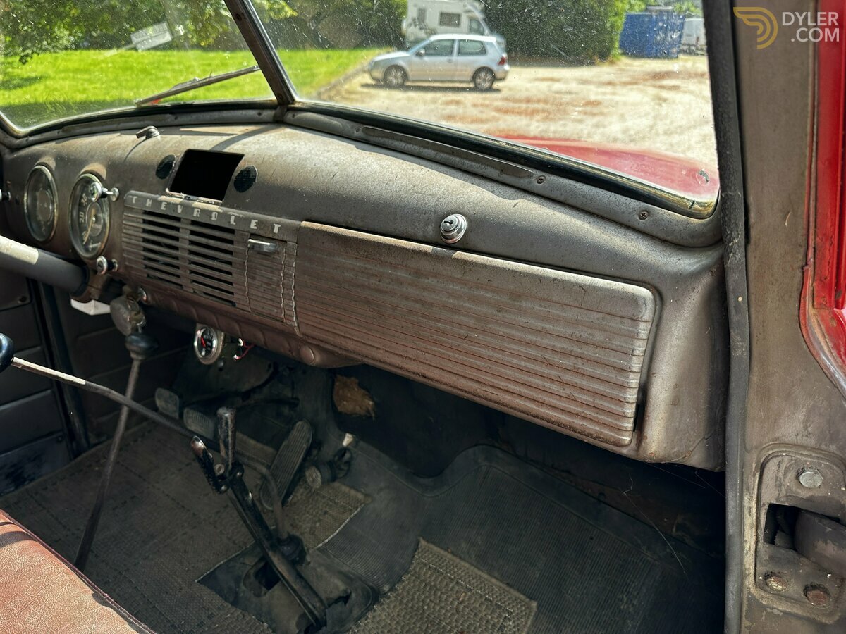 1953 Chevrolet Advance Design 6100 flat bed truck, foto 3