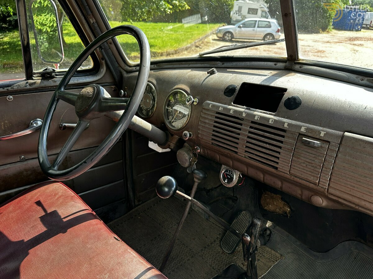 1953 Chevrolet Advance Design 6100 flat bed truck, foto 7
