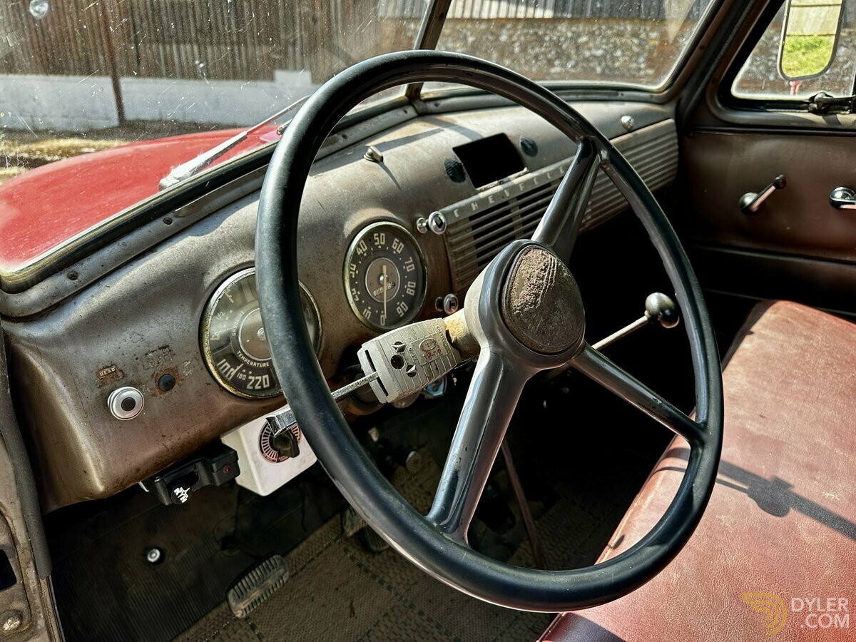1953 Chevrolet Advance Design 6100 flat bed truck, foto 10