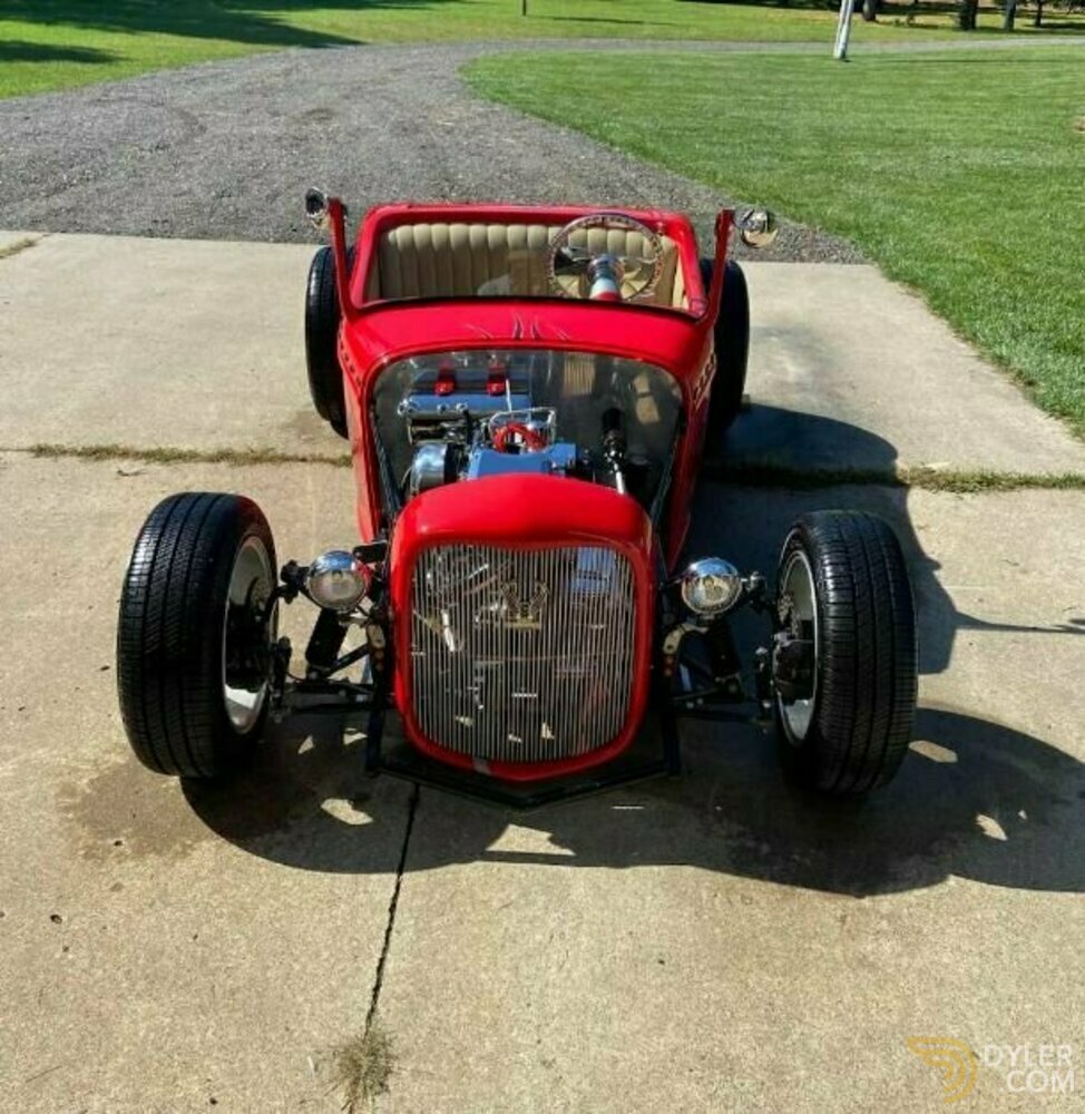 1932 Ford Roadster 3/4 Harley Davidson Power, foto 4
