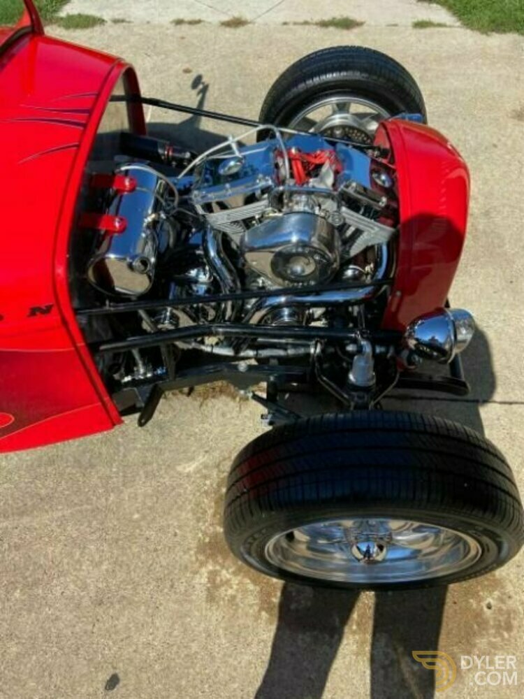 1932 Ford Roadster 3/4 Harley Davidson Power, foto 5