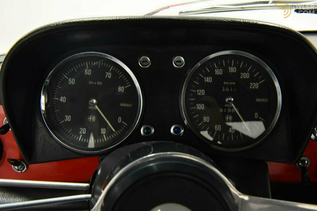 1969 Alfa Romeo Spider 1300 JUNIOR OSSO DI SEPPIA ASI TARGA ORO, foto 11