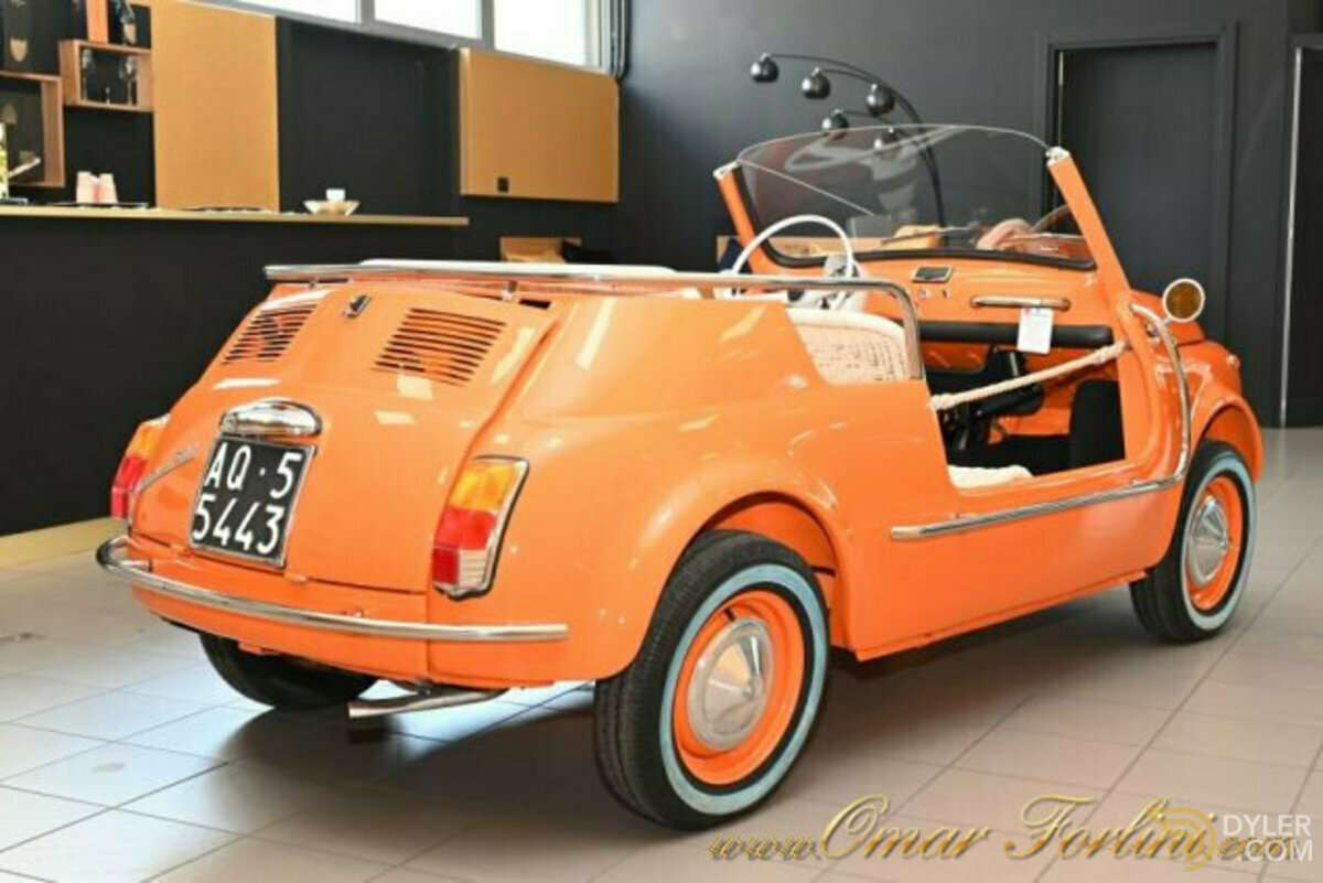 1969 Fiat 500 F110 SPIAGGINA TOTALMENTE RESTAURATA TARGHE ORIGIN, foto 4