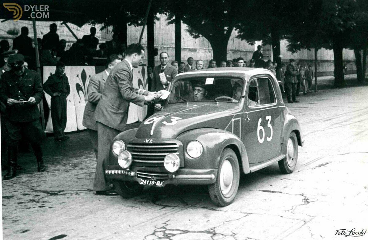 1951 Fiat 500C Topolino - Ex Mille Miglia 1952, foto 1