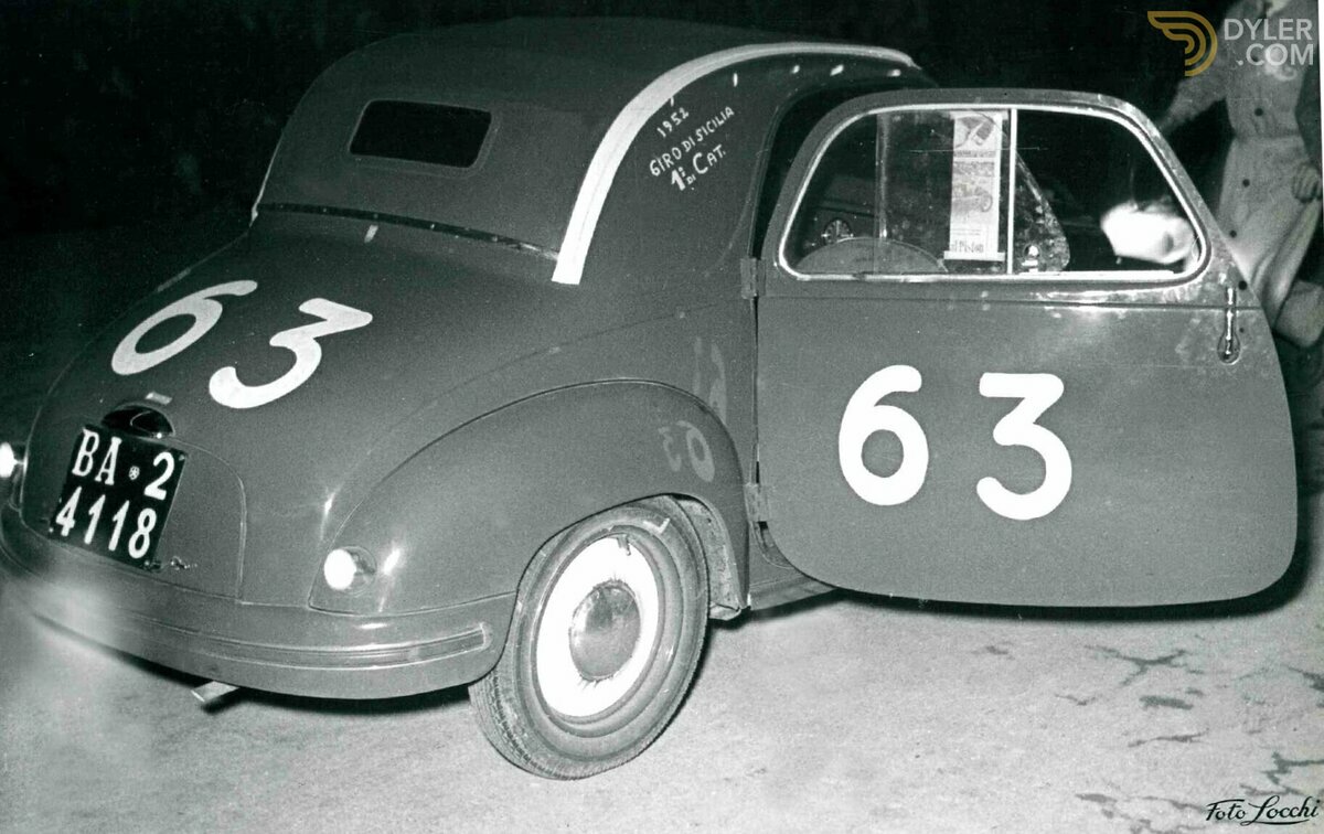 1951 Fiat 500C Topolino - Ex Mille Miglia 1952, foto 4