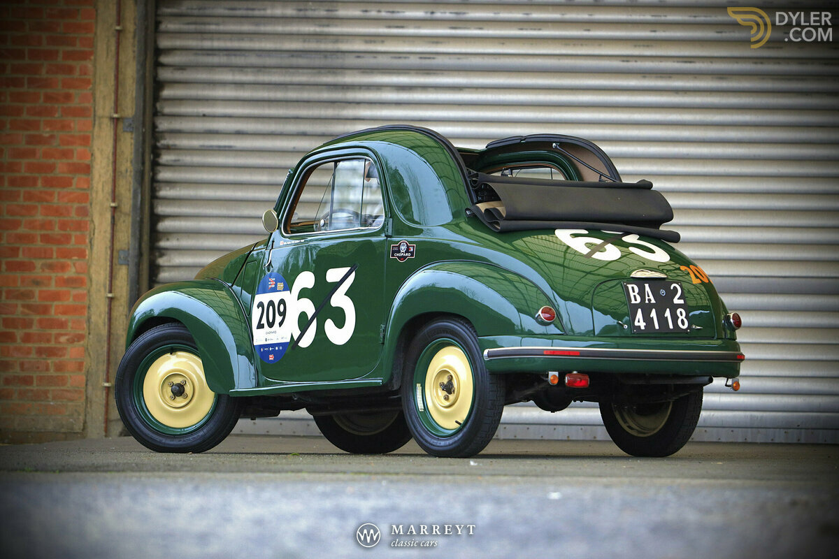1951 Fiat 500C Topolino - Ex Mille Miglia 1952, foto 8