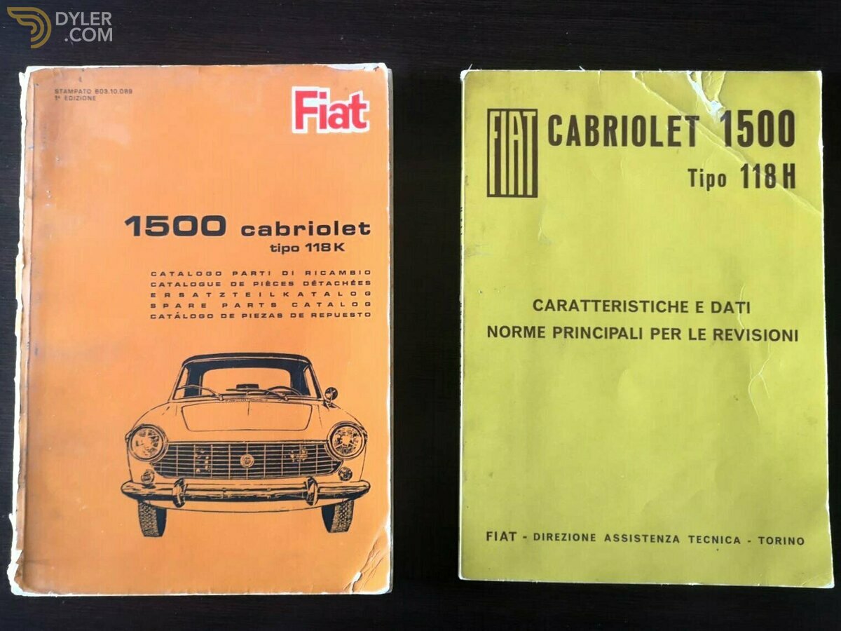 1963 Fiat 1500 SPIDER PININFARINA, foto 11