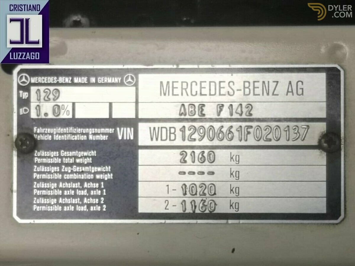 1991 Mercedes-Benz 500 SL w129, foto 10