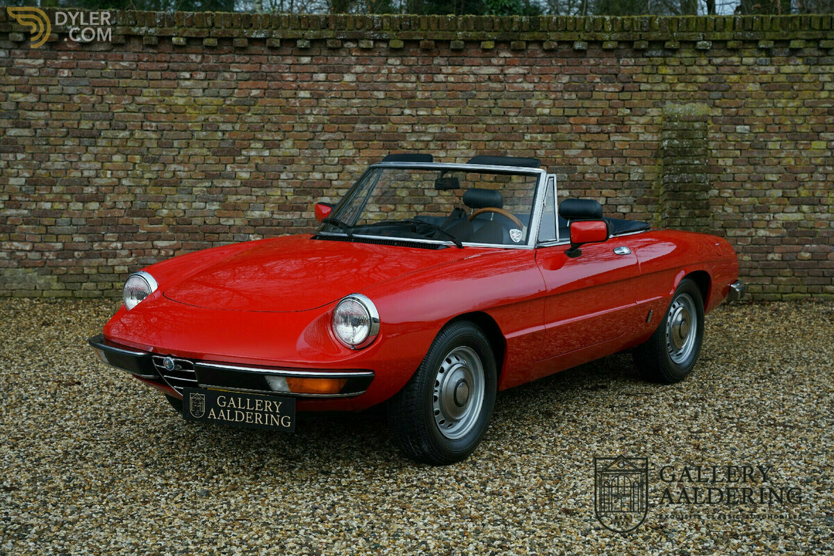 Classic 1982 Alfa Romeo 2000 Spider Veloce For Sale. Price 26 750