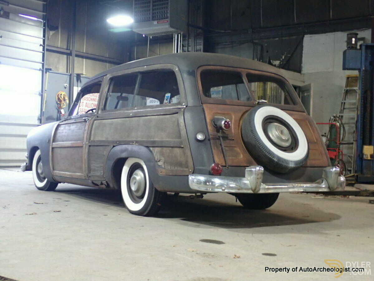 1951 Ford Woodie Country Squire Wagon - Rat Rod, foto 2