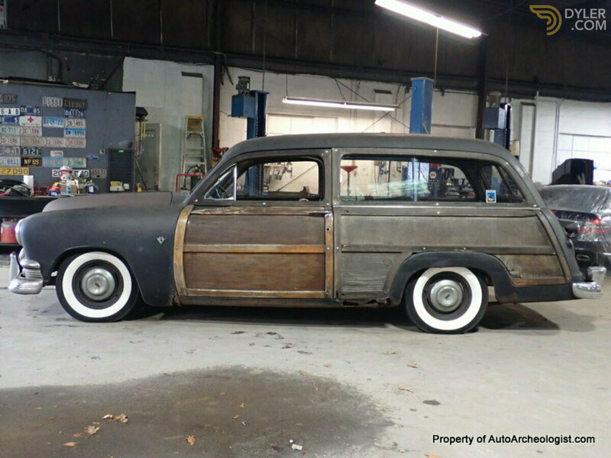 1951 Ford Woodie Country Squire Wagon - Rat Rod, foto 3