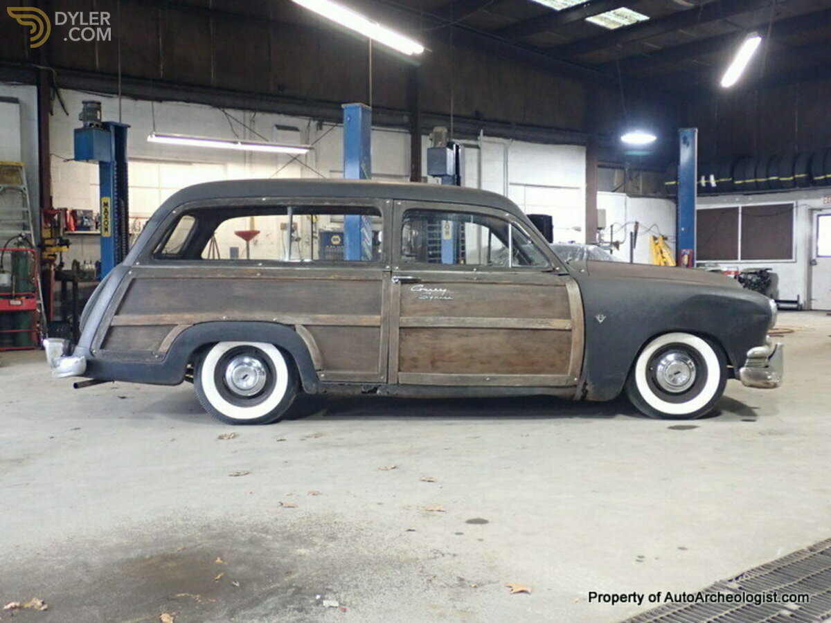 1951 Ford Woodie Country Squire Wagon - Rat Rod, foto 4
