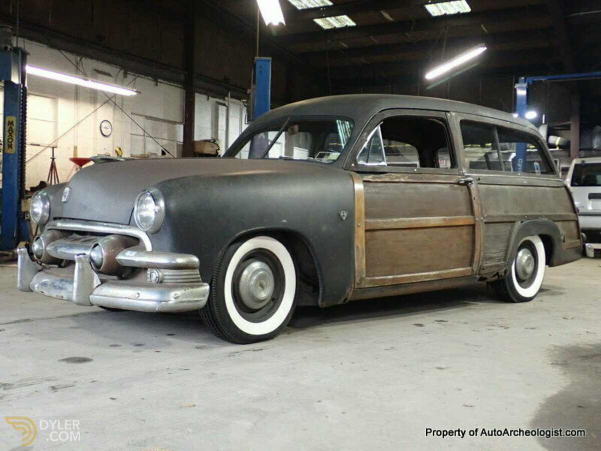 1951 Ford Woodie Country Squire Wagon - Rat Rod, foto 6