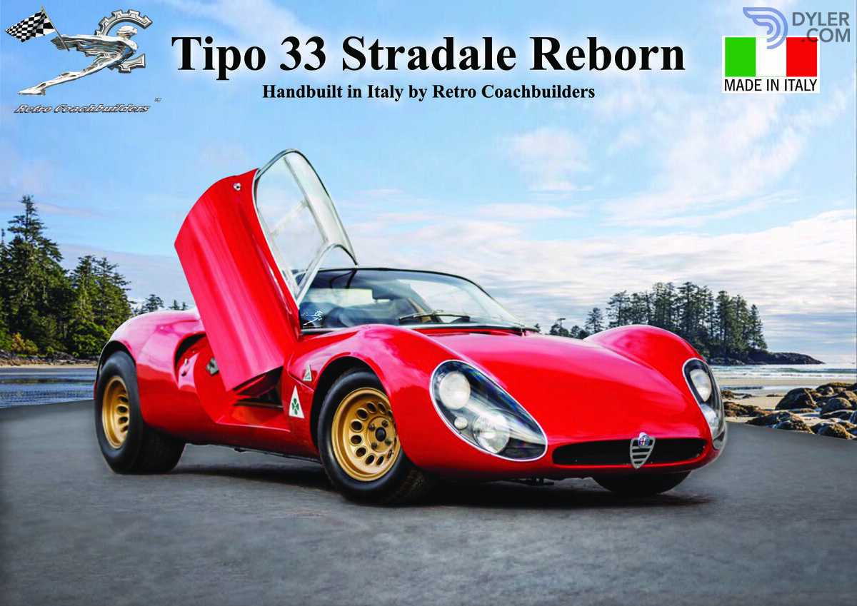 1968 Alfa Romeo 33 Stradale Reborn by Retro Coachbuilders, foto 3