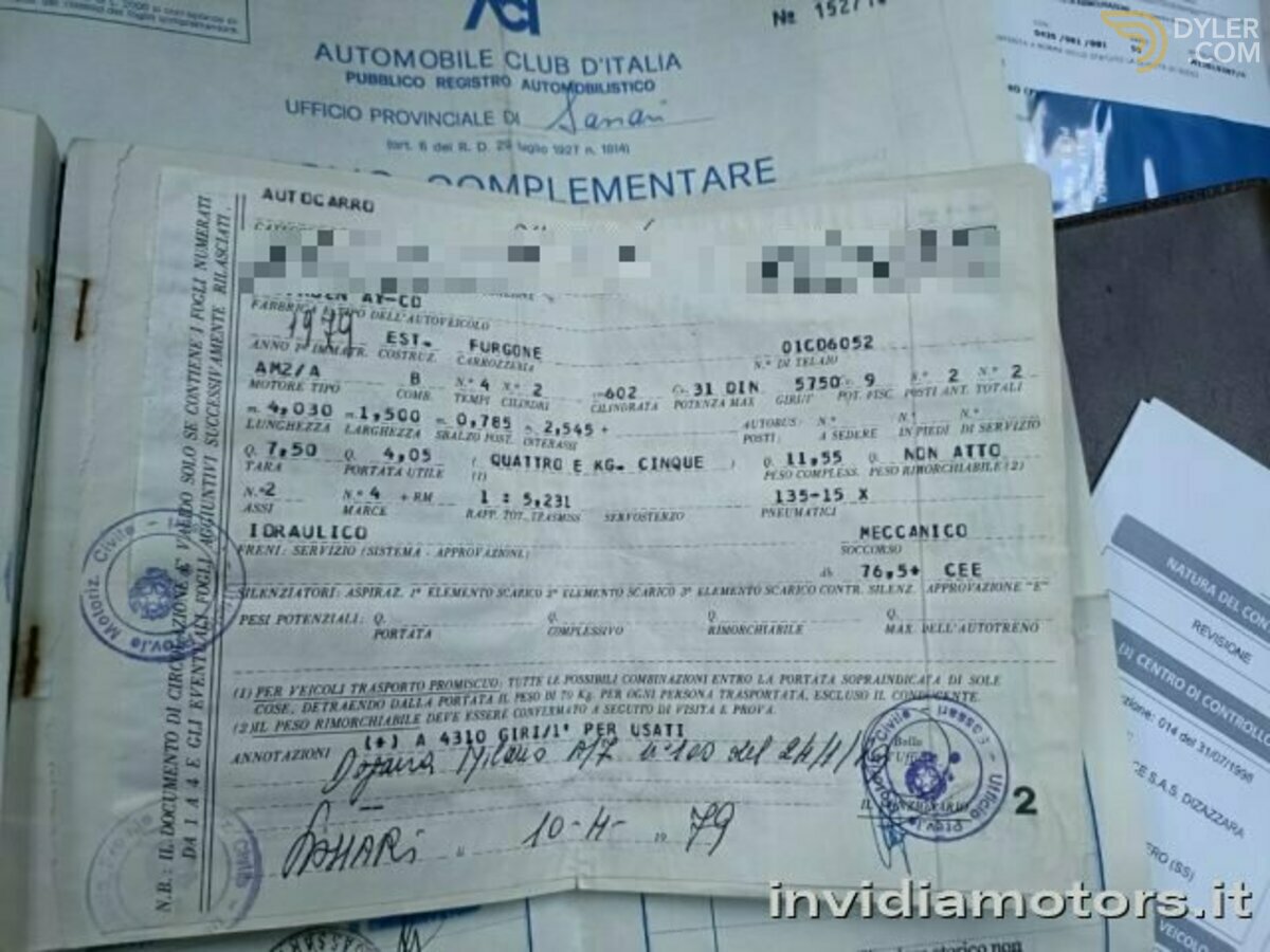 1979 Citroen Acadiane targa e doc.Originali Book Completo, foto 10