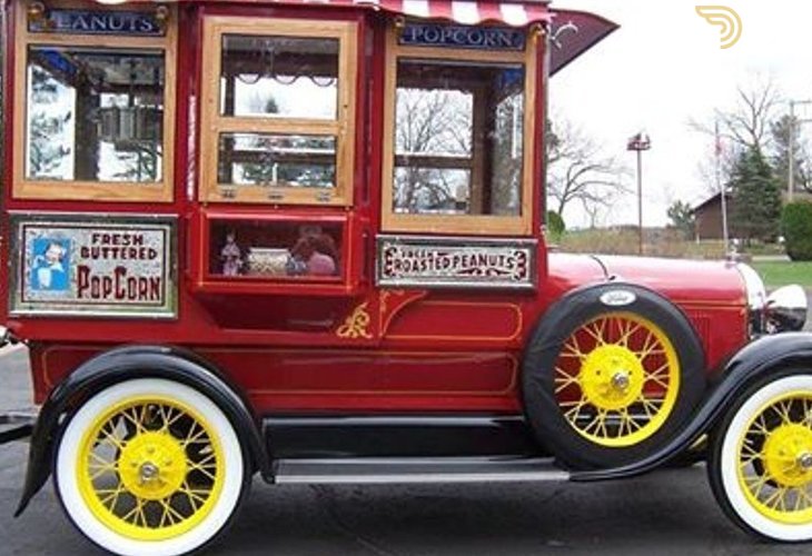 Classic 1928 Ford Model A Popcorn Truck for Sale Dyler