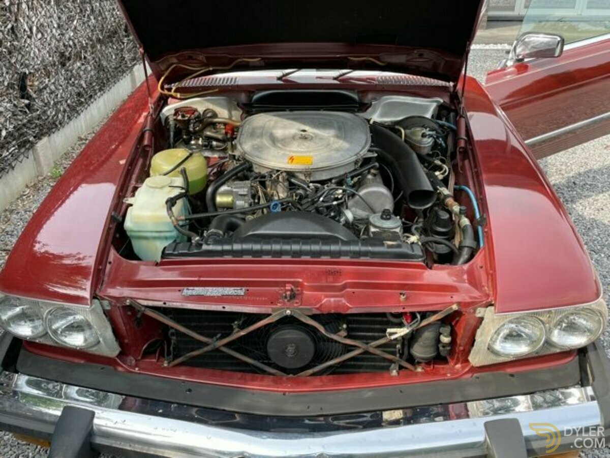 1983 Mercedes-Benz 380 SL R107 Roadster Orient red /Leather light brown, foto 9