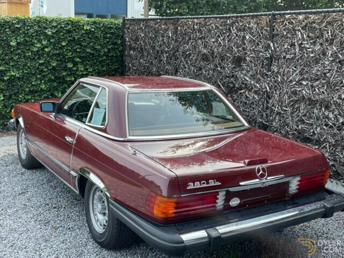 1983 Mercedes-Benz 380 SL R107 Roadster Orient red /Leather light brown, foto 11