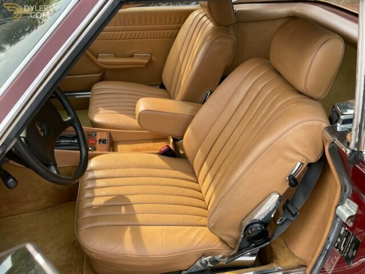 1983 Mercedes-Benz 380 SL R107 Roadster Orient red /Leather light brown, foto 5