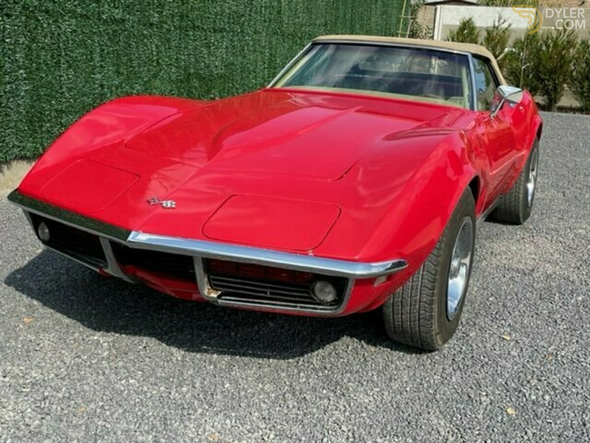 1968 Chevrolet Corvette C3 Roadster Chromebumper Model !, foto 3