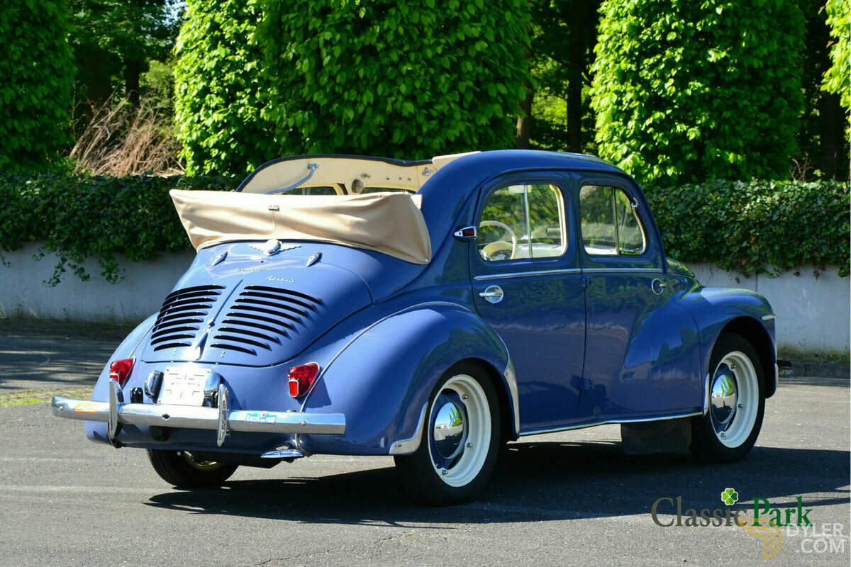 1954 Renault 4CV & Remorque monoroue Erde, foto 9