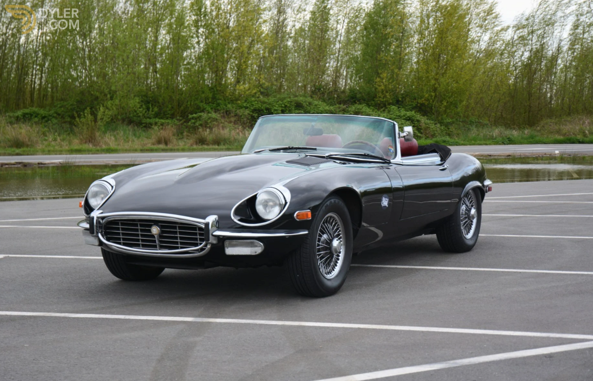 1971 Jaguar E-Type V12 OTS Automatic in good condition, foto 1