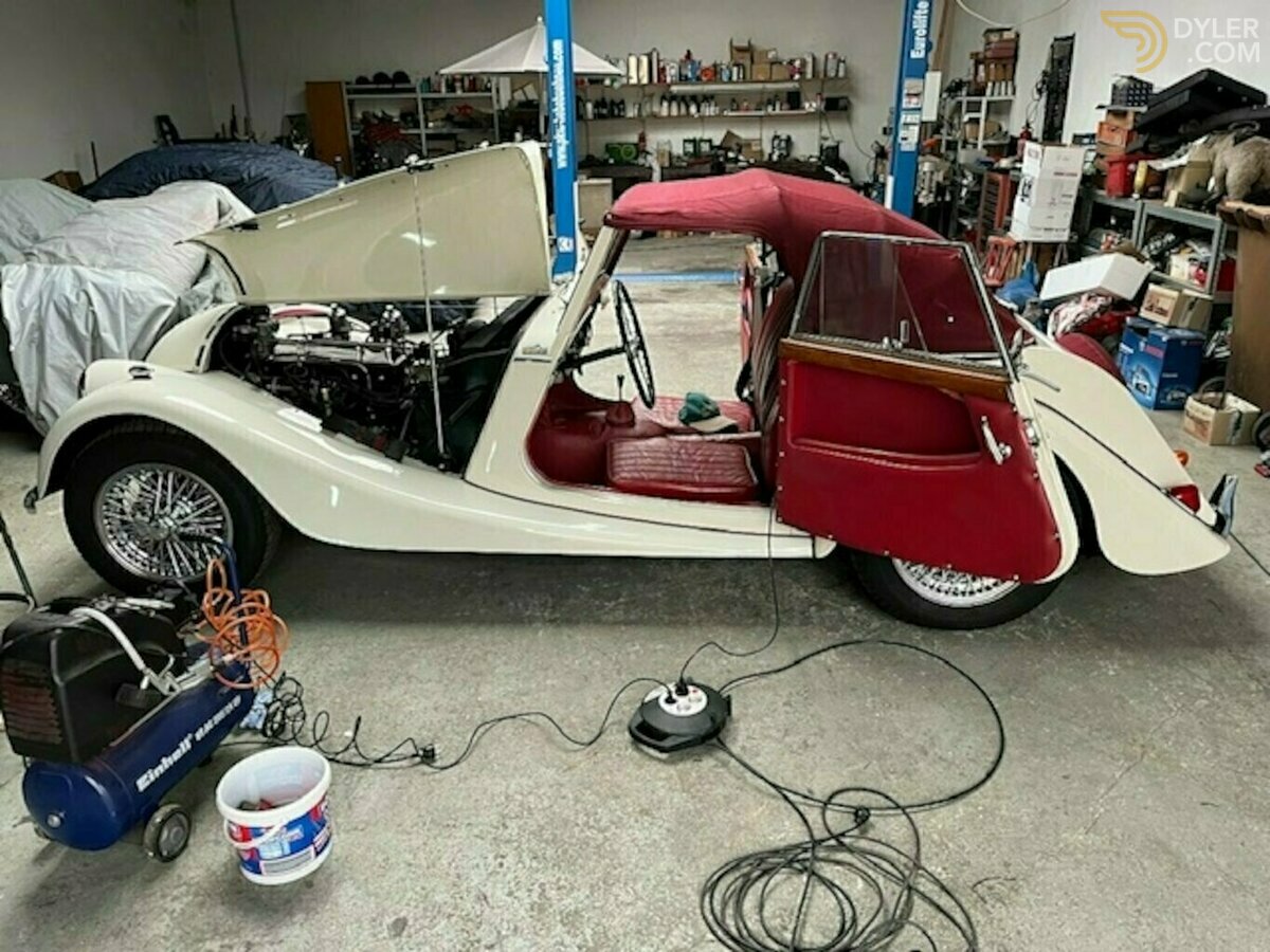 1963 Morgan Plus 4 Drophead Coupe mit traumhafter Patina, foto 7