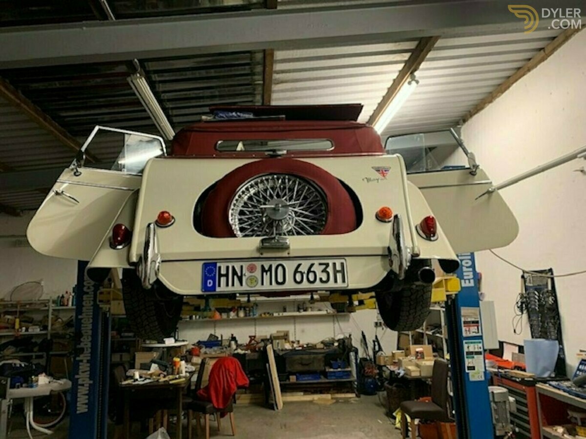 1963 Morgan Plus 4 Drophead Coupe mit traumhafter Patina, foto 8