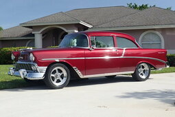 Chevrolet 210 Hardtop Coupe 1956 Burgundy