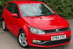 Volkswagen Polo 1.2 TSI BlueMotion Tech SE DSG Euro 6 (s/s) 5dr Fliesheck 2014 Rot