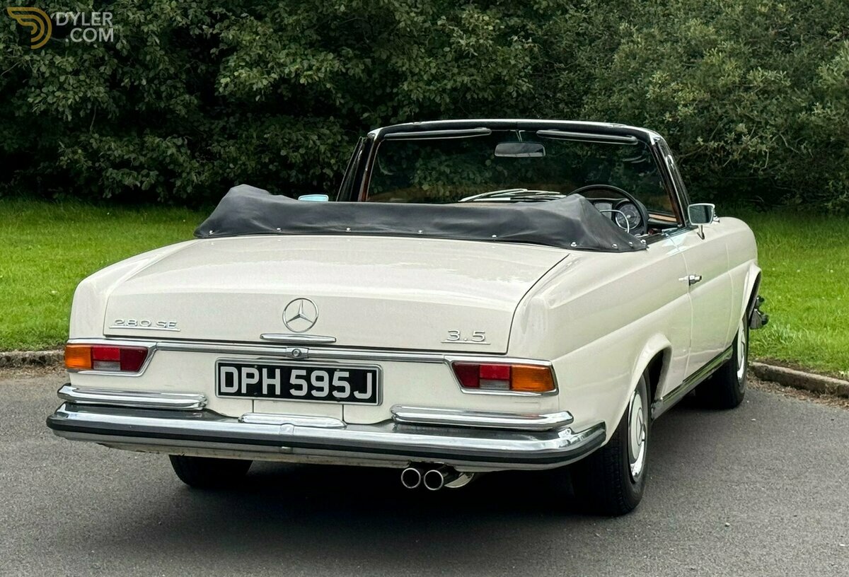1970 Mercedes-Benz 280 SE 3.5Ltr Convertible, foto 4