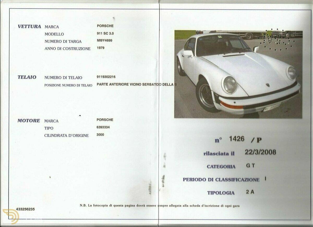 1979 Porsche 911 930 3.0 SC ROTHMANS EVOCATION, foto 10