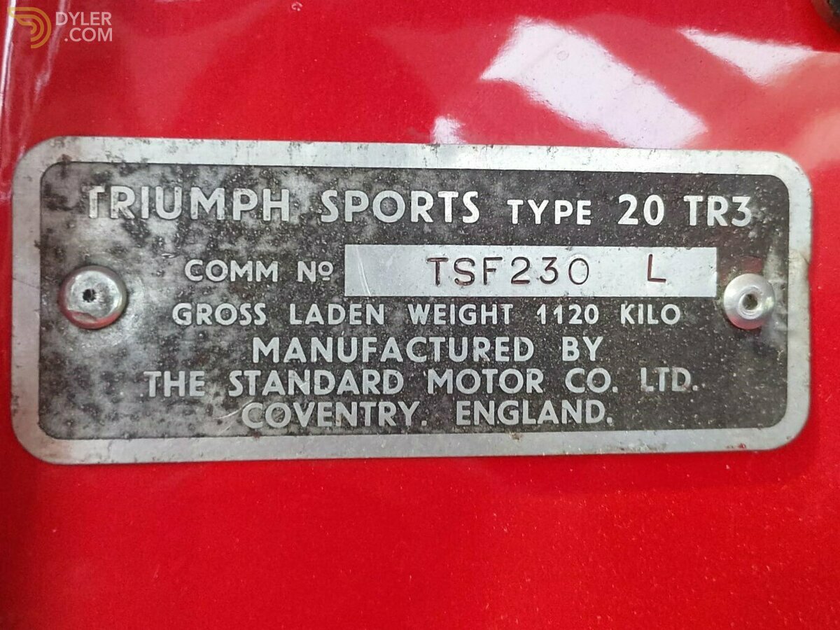 1962 Triumph TR3, foto 11