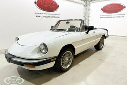 Alfa Romeo Spider - ONLINE AUCTION Cabriolet / Roadster 1986 White