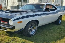 Plymouth Barracuda cuda Coupe 1973 White