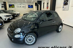 Fiat 500 1.0 Hybrid Lounge Fliesheck 2021 Schwarz