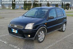 Ford Fusion Collection 1.4 TDCi 5p. 1 prop Tagliandi Sedán / Berlina 2005 Negro