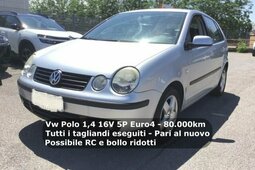 Volkswagen Polo 1.4 16V 5P-pari al nuovo-tutti tagliandi-87000km Sedán / Berlina 2002 Gris