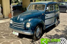 Fiat 500 C Giardiniera Belvedere, conservata, omologata ASI 1954