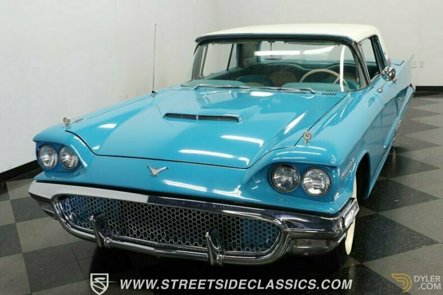 A&S Modelmakers 1:43 - Model car - Ford Thunderbird Cabriolet Open 1958 - Hand built model