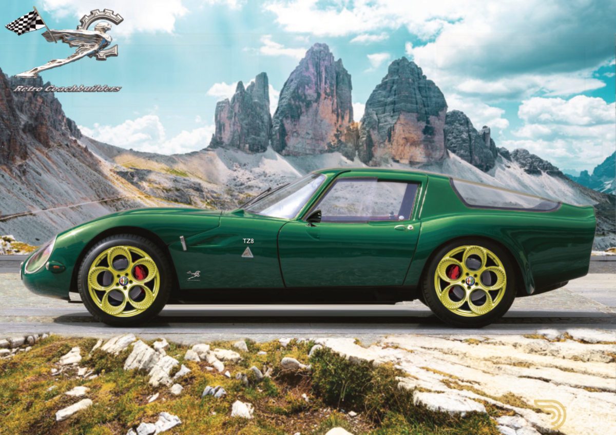 1965 Alfa Romeo Giulia TZ2 Reborn / TZ8 Reborn by Retro Coachbuilders, foto 5