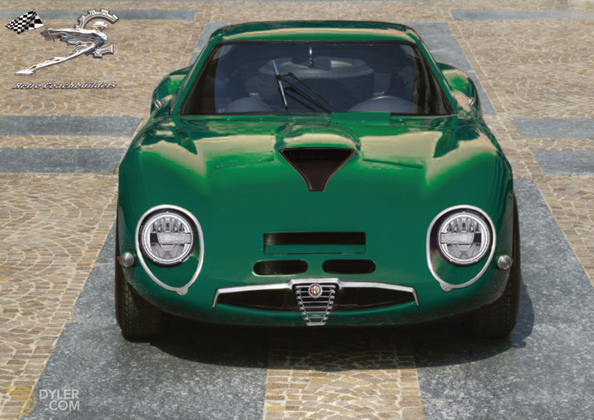 1965 Alfa Romeo Giulia TZ2 Reborn / TZ8 Reborn by Retro Coachbuilders, foto 6