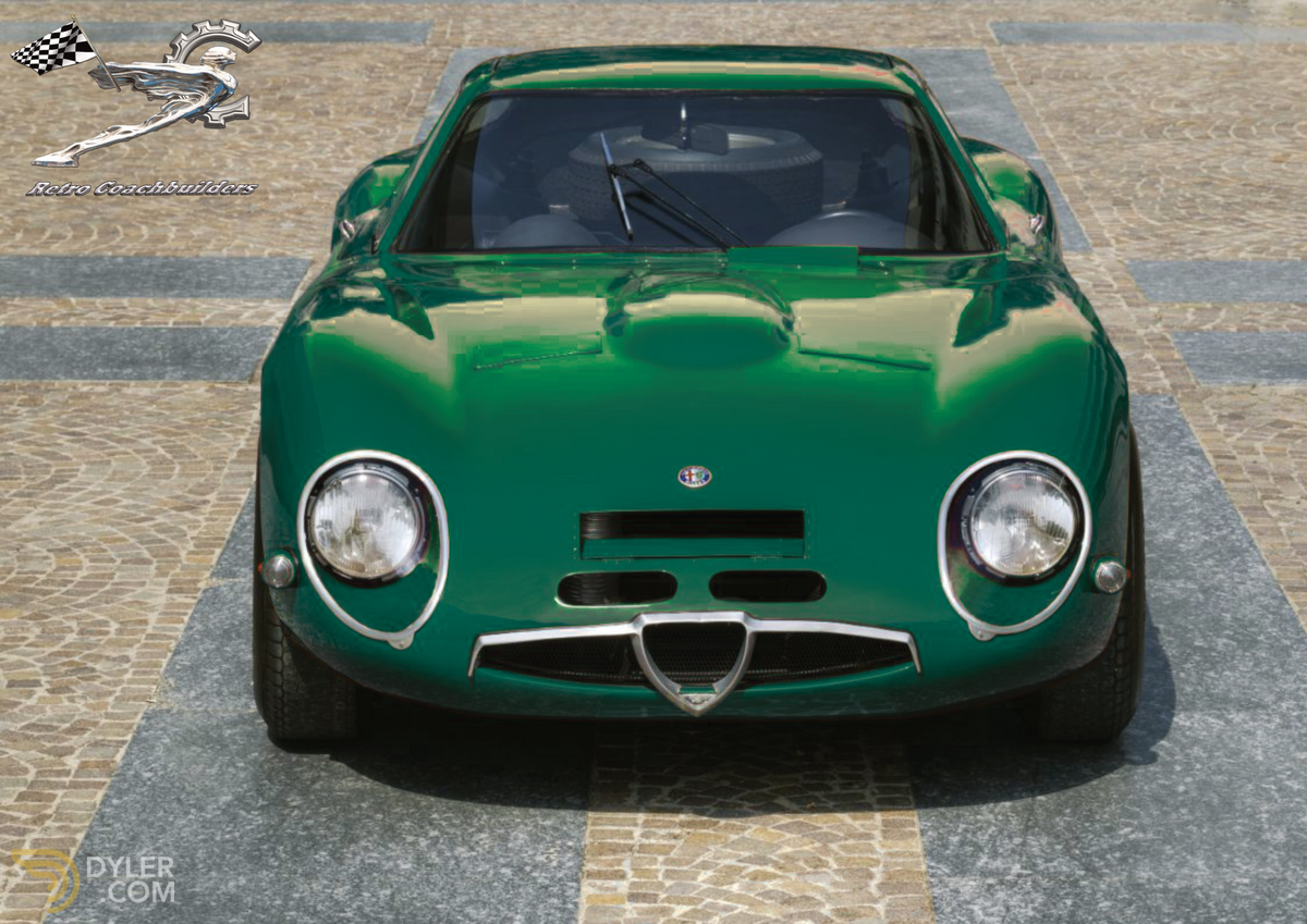 1965 Alfa Romeo Giulia TZ2 Reborn / TZ8 Reborn by Retro Coachbuilders, foto 2