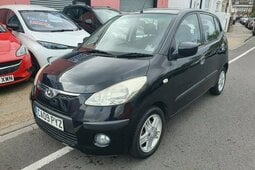 Hyundai i10 1.2 Comfort Hatchback 5dr Petrol Manual Euro 4 (77 Hatchback 2009 Negro