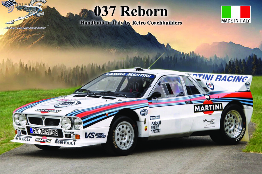 Classic 1983 Lancia 037 Rallye Group B Rally Spec Reborn by Retro ...
