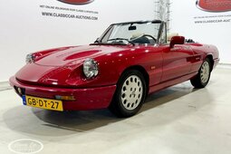 Alfa Romeo Spider 2.0  - ONLINE AUCTION Cabriolet / Roadster 1993 Rot
