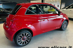 Fiat 500 1.0 Hybrid Red-CERCHI DA 16-TETTO PANORAMICO Fliesheck 2023 Rot