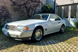 Mercedes-Benz SL 500 V8 AUTOMATICA Fliesheck 1991 Weiss