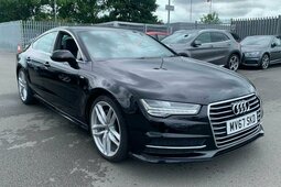 Audi A7 3.0 TDI V6 S line Sportback S Tronic quattro Euro Hatchback 2017 Negro