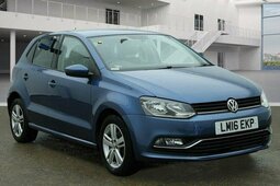 Volkswagen Polo 1.2 TSI BlueMotion Tech Match DSG Euro 6 (s/s) 5dr Hatchback 2016 Blue